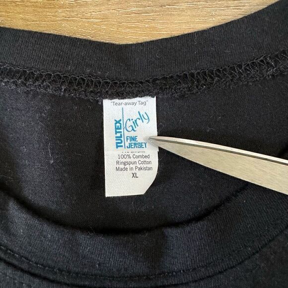 Twilight Movie Promo Graphic Tee Shirt Black Live Forever Slogan Women's XL - Picture 3 of 5